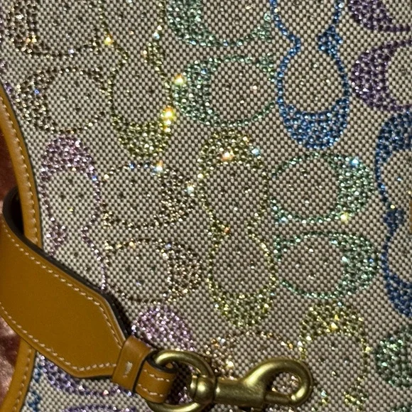 Coach Crystal Rainbow Hobo Bag 💎 💞 the Hamptons Hobo Limited Re-Edition 2005 🔥🔥 - Picture 6 of 10